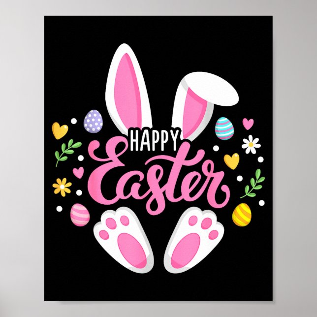 Poster Happy easter bunny easter egg hunt squad easterHap (Frente)