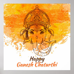Poster Happy Ganesh Chaturthi