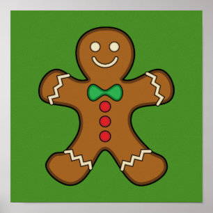 Poster Happy Gingerpão Man