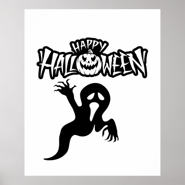 Poster Happy Halloween Affiche (Frente)
