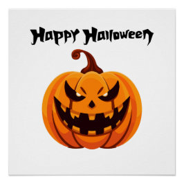 Pôster Happy Halloween Poster brillant