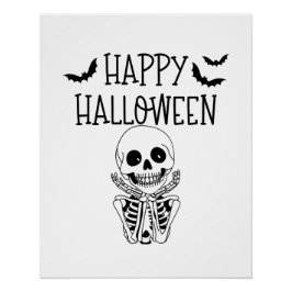 Pôster Happy Halloween Poster brillant