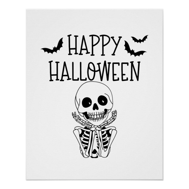 Pôster Happy Halloween Poster brillant (Frente)