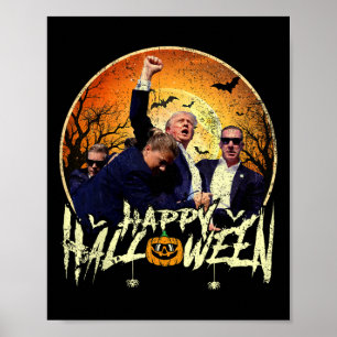 Poster Happy Halloween Trump 2024 Trumpvance 2024