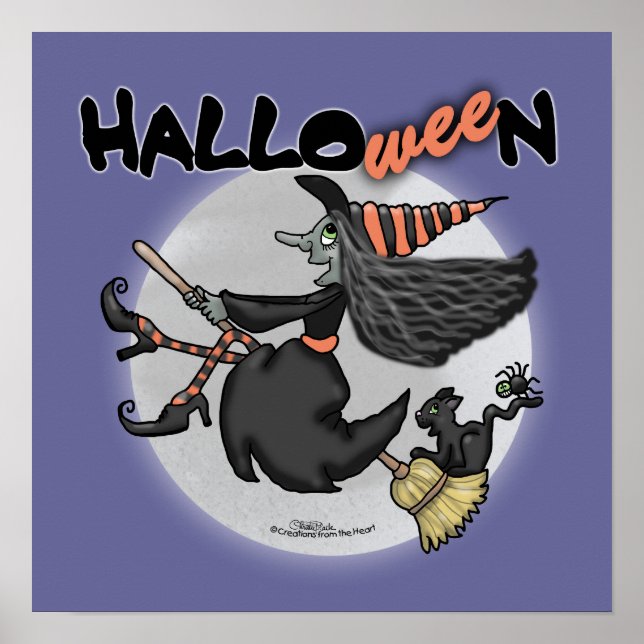 Poster Happy HalloWEEn Witch (Frente)