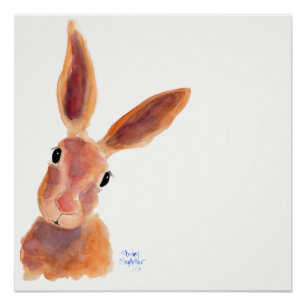 Pôster Happy Hare ' Jim Jam' de Shirley MacArthur