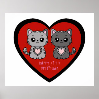 POSTER HAPPY KITTY 1