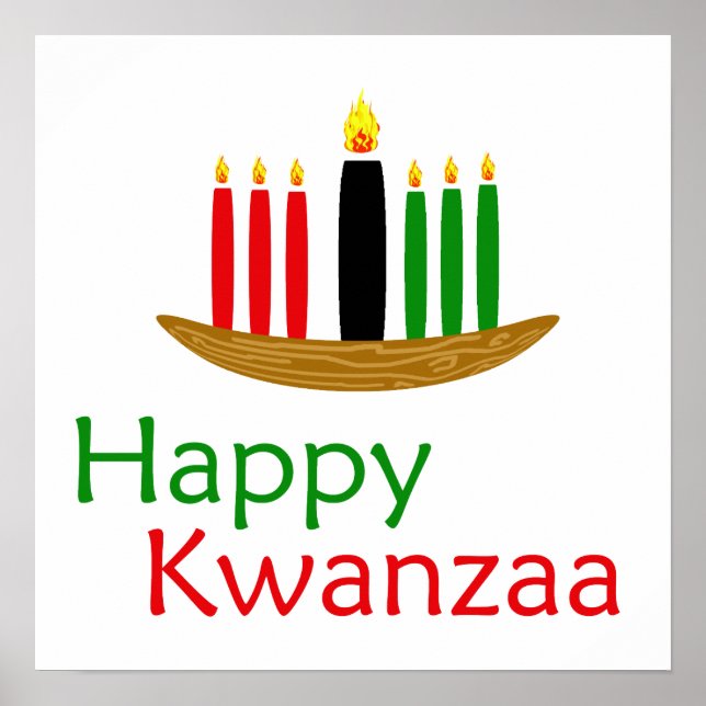 Poster Happy Kwanzaa (Frente)