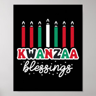 Poster Happy Kwanzaa Celebra Africano