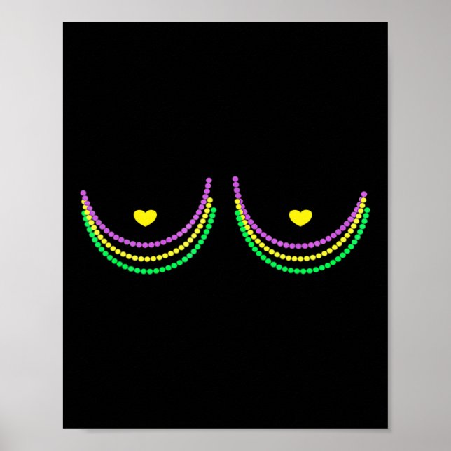 Poster Happy Mardi Gras Funny Mardi (Frente)