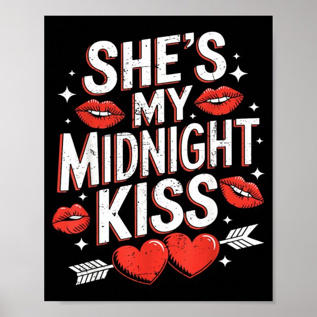 Poster Happy New Year Couples She's My Midnight Kiss Vale (Frente)
