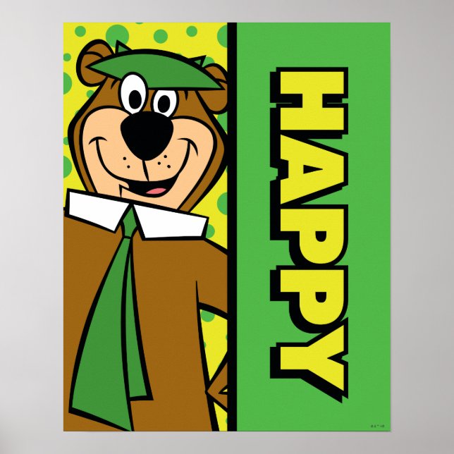 Poster Happy Yogi Bear (Frente)