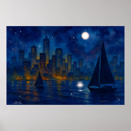 Poster Harbor Dreams Landscape