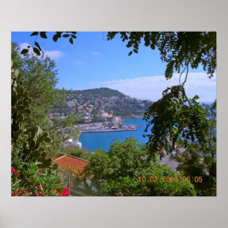 Pôster Harbor em Nice, França