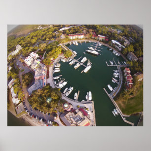 Poster Harbor Town Golf Links, Hilton Head Island, EUA