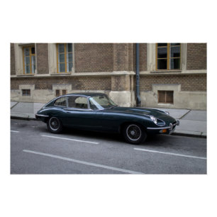 Pôster Hardtop Jaguar E-Type