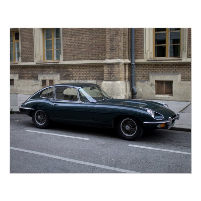 Pôster Hardtop Jaguar E-Type (Frente)