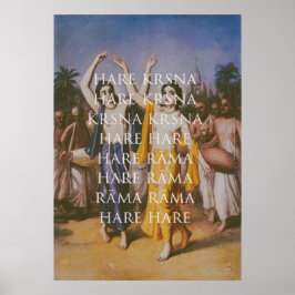 Poster Hare Krishna Hare Rama