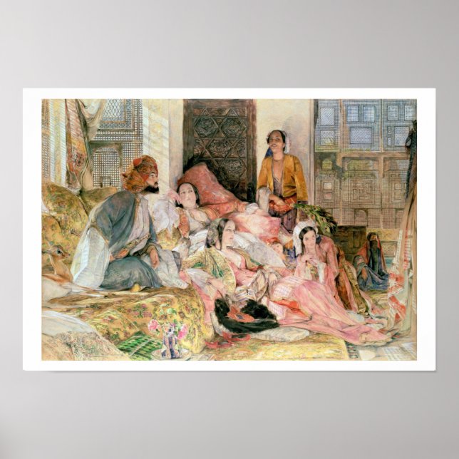 Pôster Harem, c.1850 (Frente)