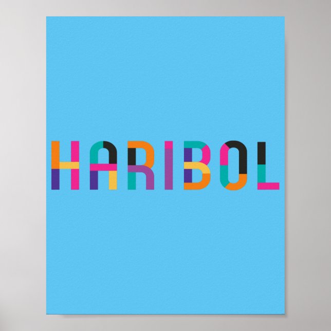 Poster Haribol Nitai Gaur (Frente)