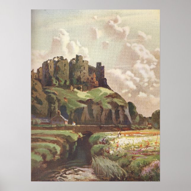 Poster Harlech Castle I, Gales (Frente)