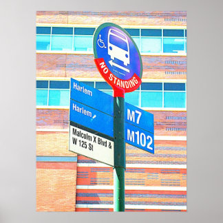 Pôster Harlem Bus Stop