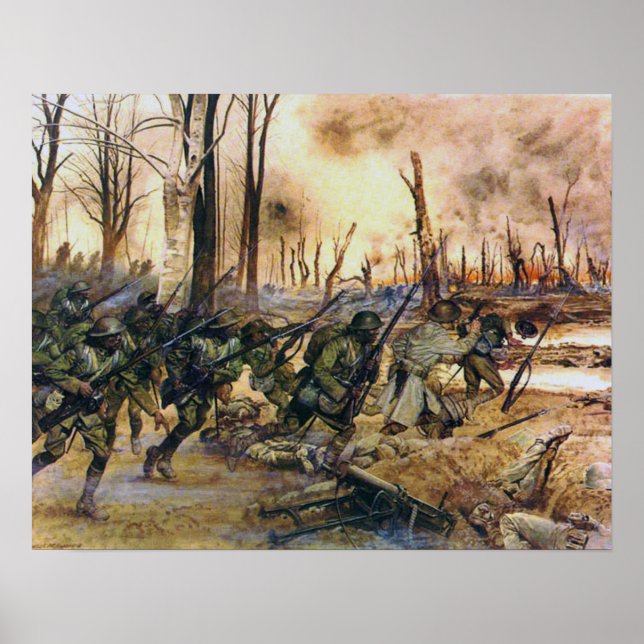 Poster Harlem Hell Fighters Séchault H. Charles McBarron (Frente)