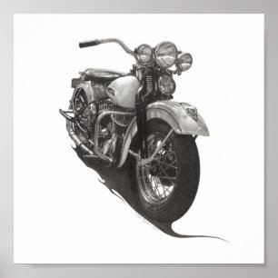 Poster Harley 1948 WL