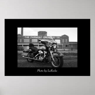 Poster Harley em Creamery