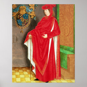 Poster Harley Ms 6199 f.57 v Philip the Good (1396-1467)