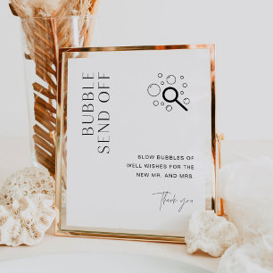 Poster HARLOW Bubbles Sign Off