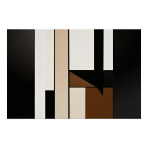 Pôster Harmonia Angular Brilhante