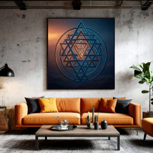 Poster Harmonia Cósmica: O Eterno Emblema