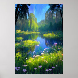 Poster Harmonia do chão pantanoso