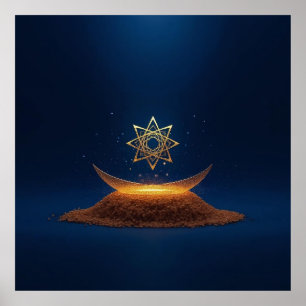 Poster Harmonia Dourada – Ressonância Divina do Shree Yan