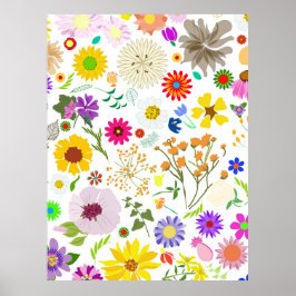 Poster Harmonia floral em Springtime