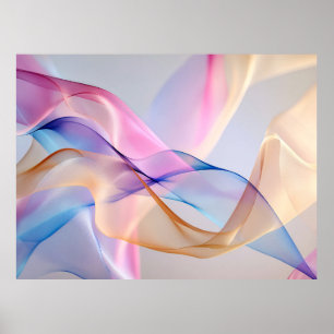 Poster Harmonia Fluida em Movimento