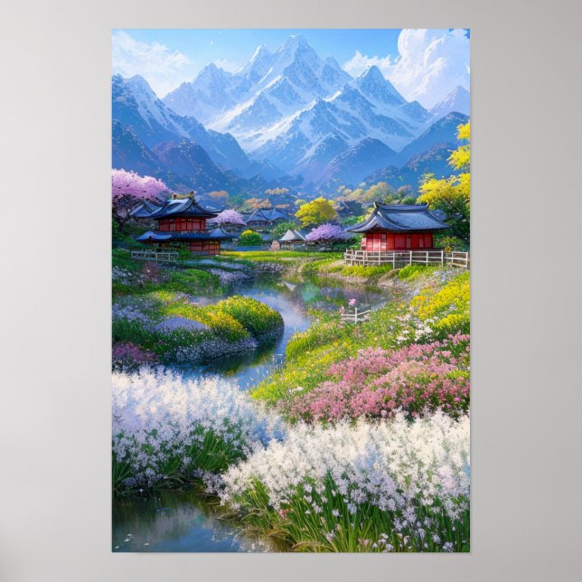 Poster Harmonia no campo (Frente)