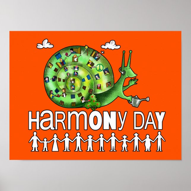Poster Harmony Day Austrália (Frente)