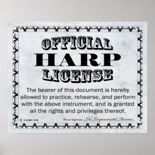 Poster Harp License