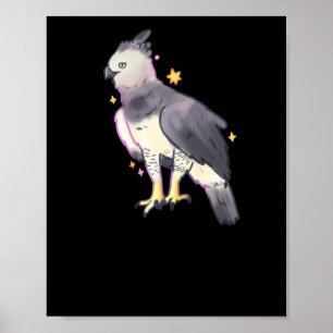 Poster Harpy Eagle Art Sticker