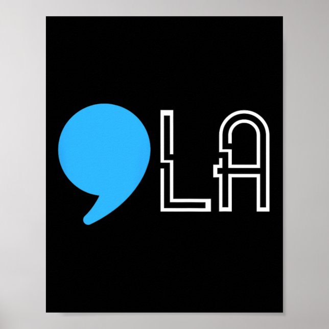Poster Harris 2024 Eletion Funny Comma (Frente)