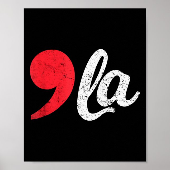 Poster Harris 2024 Presidente Afetou Comma La Funny (Frente)