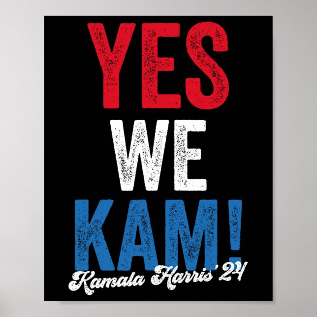 Poster Harris 2024 Support I&#';m with Her Kamala Harris (Frente)