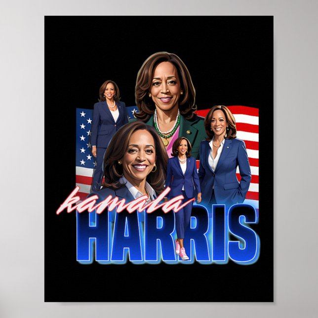 Poster Harris American Flag Bootleg (Frente)