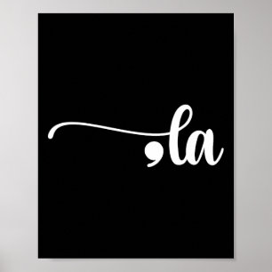 Poster Harris Comma La Pontuation La