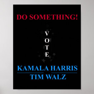 Poster Harris Eleição 2024 - Michelle Obama Faça Algo