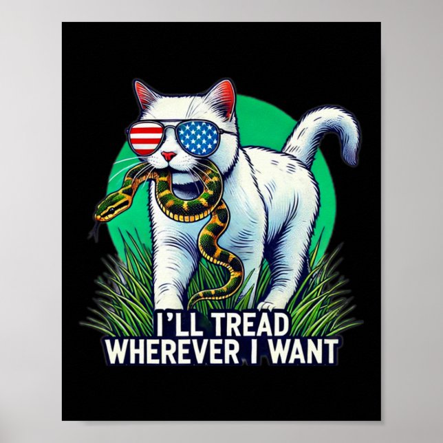 Poster Harris I&#';ll Tread Onde Quero Cat (Frente)