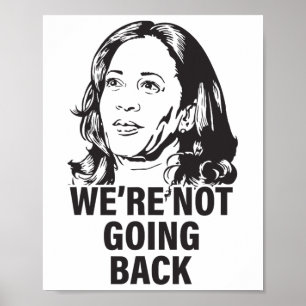 Poster Harris Não vamos voltar a 2024