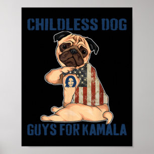 Poster Harris Tattoo Chilless Dog Damas Caras Votam Em K